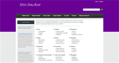 Desktop Screenshot of diranchor.com